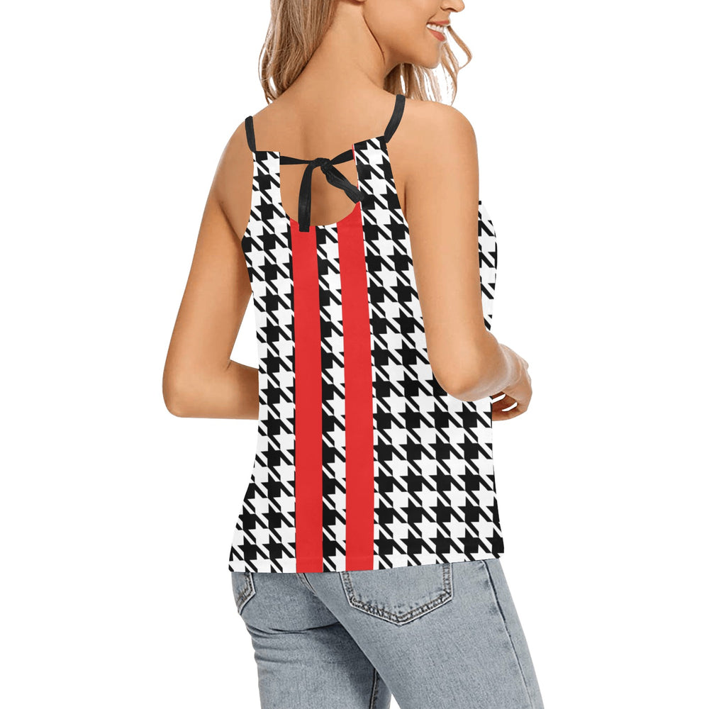 Houndstooth Halter Top