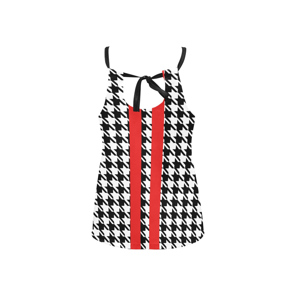 Houndstooth Halter Top