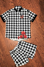 Houndstooth Button-Down Shirt (part of a set)