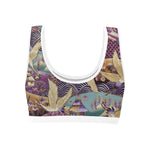 BAU Bird Print Sports Bra