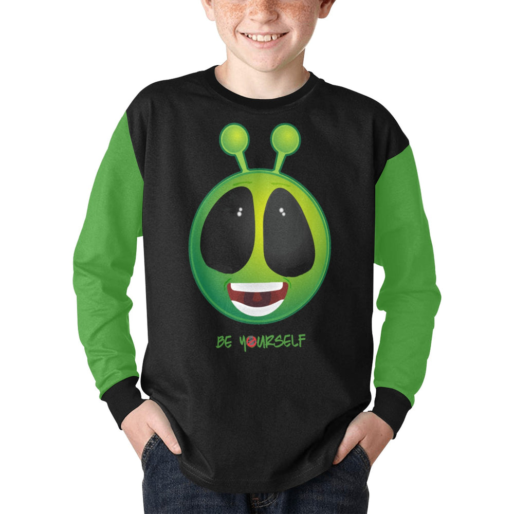 Social Alien Long Sleeve Youth Tee