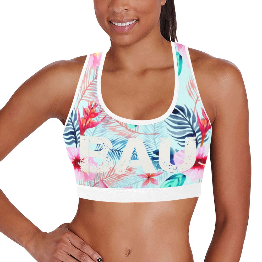 BAU Topical Print Sports Bra