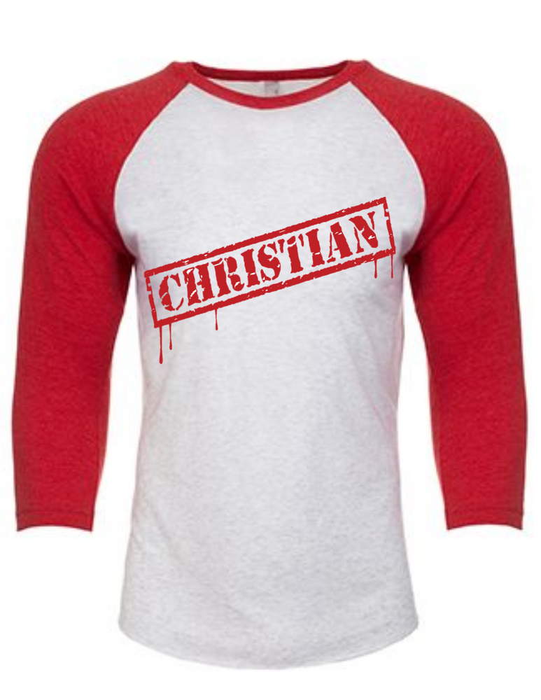 Christian stamp raglan