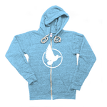 Triblend Dove Fleece Zip Hoodie