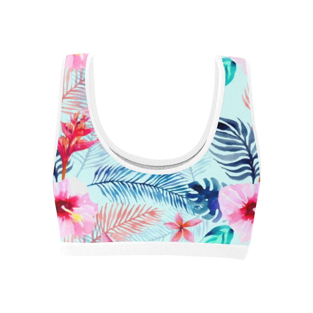 BAU Topical Print Sports Bra